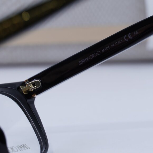 Final Price! Jimmy Choo JC198/F 0807 00 Black Eyeglasses 52mm main image 9